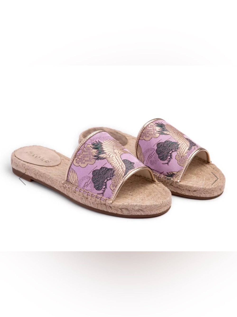 Johnny Was Printed Crane Espadrille Slide Sandals woman 9